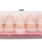 Egg Tray Transparent Retain Freshness Egg Box Plastic Egg Tray 34 Grids Large Capacity Egg Tray