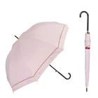 New Products Bloom Ladies Long Umbrella Fashion And Useful Black Coat Pongee Umbrella