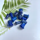 Ear Plugs Tunnels Stone Natural Lapis Single Flare Plug Stone Ear Plug Ear Expander Body Piercing Jewelry
