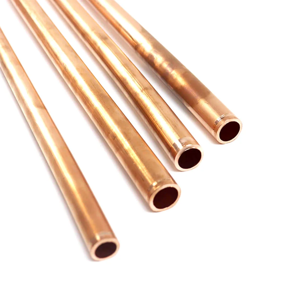 99.9% Pure Copper Tube Copper Pipe Length 250mm Select Size 