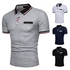 Polo Wholesale Sport Blank Vintage T-shirts Printing Logo Plain Golf Men's Polo Shirts