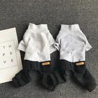 Design Clothes The Color Matching Jumpsuit Design Dog Clothes Simply Winter Cotton Small Pet Clothes