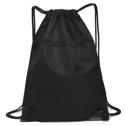 Drawstring Backpack Draw String Bag Sack pack Cinch Water Resistant Nylon for Gym Shopping Sport Yoga  drawstring bags