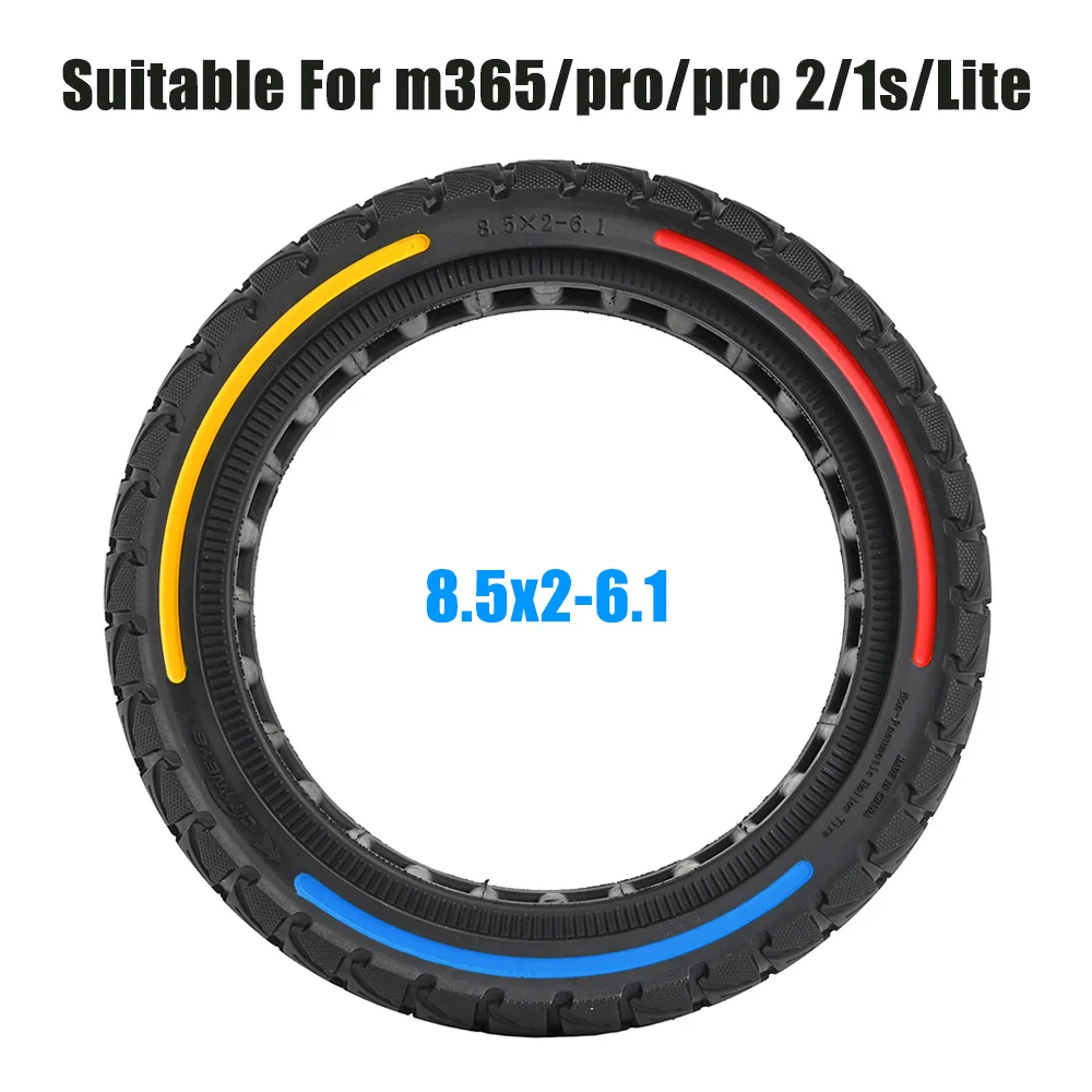 8.5*2 Inch Colorful Solid Tire for M365 Pro Electric Scooter Honeycomb Shock Tyre Electric Scooter Accessories