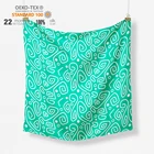 Silk Multi Color Silk Kerchief 100% Washable Silk Neckerchief Custom Fashionable Silk Headscarf Women