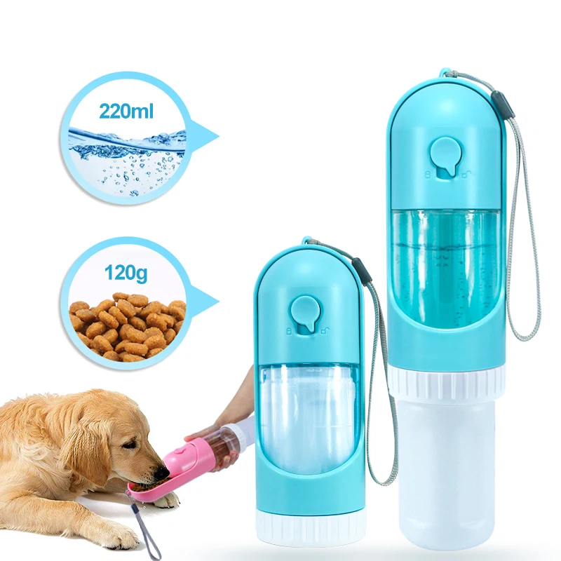 portable pet food and water container