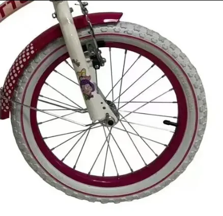 product 2025 new design 16 inch girls bike kids riding style with steel fork ordinary pedal single speed gears direct supplier-2
