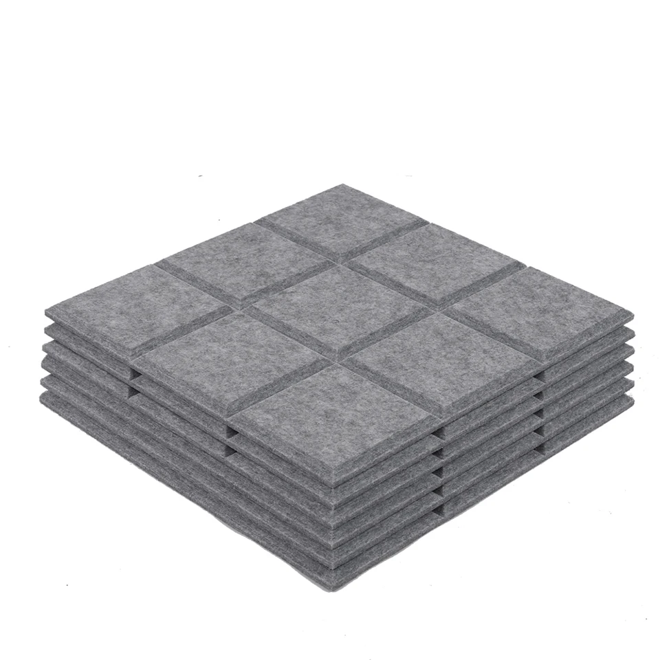 High Density Competitive Price Sound Proof Custom Flexible Soft PET Polyester Fiber Acoustic Panel