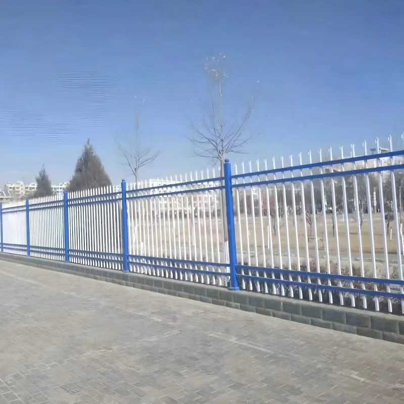 Sliding Fence Gate Motor and Steel Fence Panels with H Post Fence for Industrial Area, Automated Security Barrier details