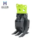 Excavator Hydraulic Log Grapple | 360 Degree Rotator For Wood Grab