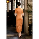 Pink Top Fashion Pink Beach Maxi Pearl Wedding Peacock Hand Partwear Embroided Cotton Lace Dress Embroidered