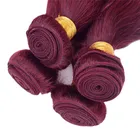 #99j Hair Extensions Ombre Straight #99j Human Hair Extensions Brazilian Hair 10-24 Inches For Women