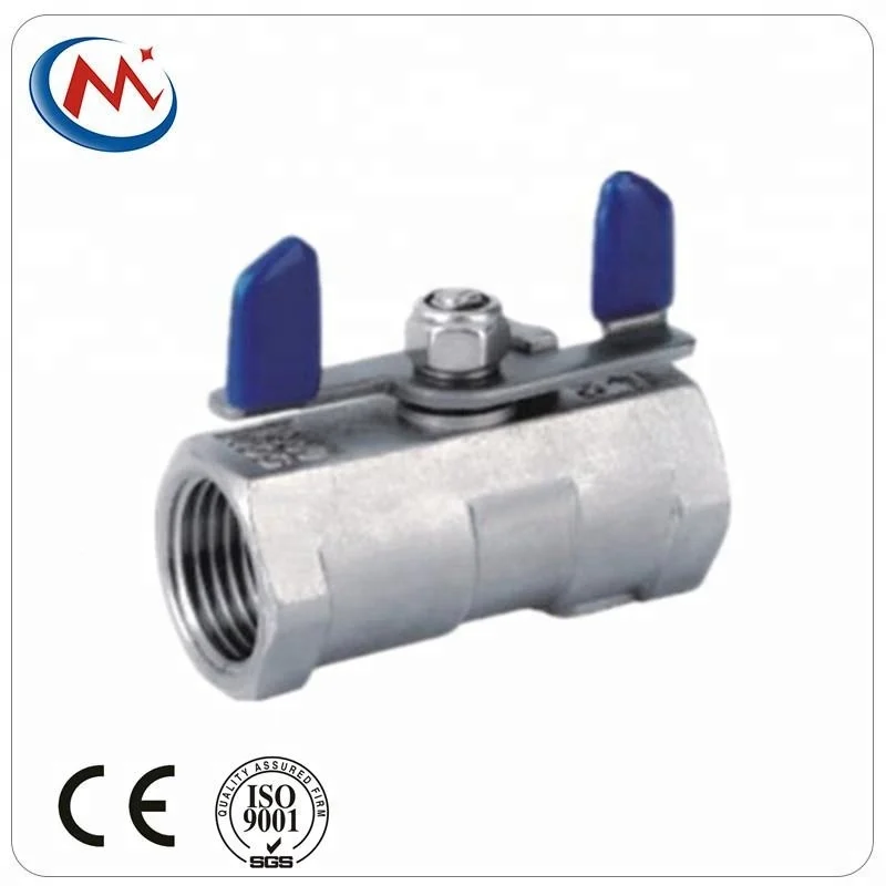 1000 wog Manual 1 PC Female Screwed Threaded  End Casting One Piece Ball Valve