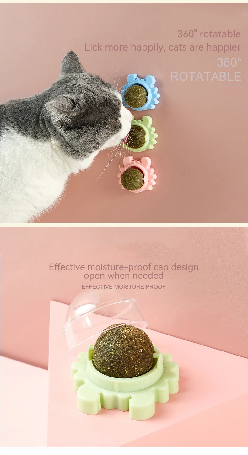 New Catnip Ball Cat Toy Teeth Grinding Creative Little Doll Plush Bell Toy Pet Products factory