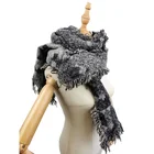Hijab Scarf Hijab New Pop Geometric Patten Boho Design Shawl Women Autumn Winter Bevel Edges Lurex Hijab Scarf