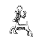 Christmas Charms 100pcs/bag 20x17mm Antique Silver Plated Zinc Alloy Christmas Deer Charms Pendants ABD-C11909