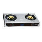 Burner Stove Stoves Gas Cooker Home Use Stainless Steel Blue Cooking Appliance 2 Burner Gas Stove Gas Cooker