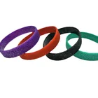 Silicone Bracelet Custom Logo Silicone Fluorescence Wristband Luminous Bracelet Fluorescence Silicone Wrist Band