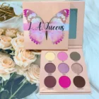 Eye Custom Logo Magnetic Cardboard Eyeshadow Eye Palette Shadow Makeup Packaging Your Brand Eye Makeup