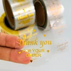 Label Print Adhesive Label Custom Thank You Adhesive Stickers Label Printing Thank You For Your Purchase Stickers