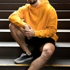 New Design Custom Print Men's Standard Pullover Organic Cotton Fleece Casual Sportswear Hoodie