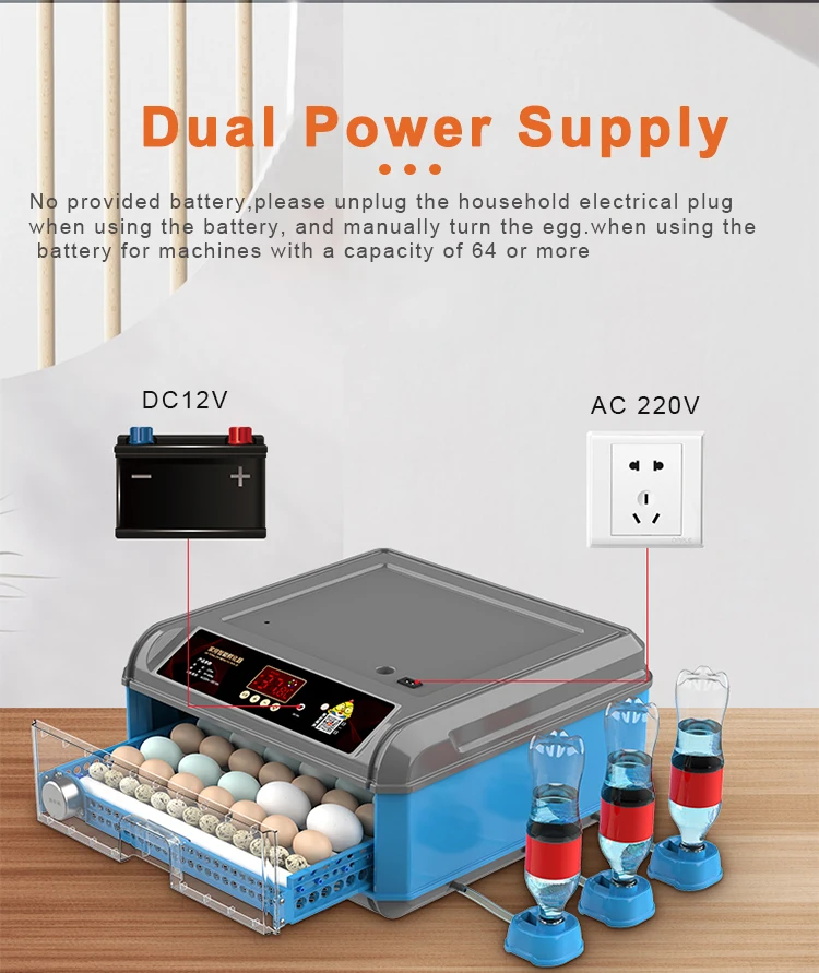 Capacity Eggs Incubator Fan, 64PCS, 110v, PP - detail 18