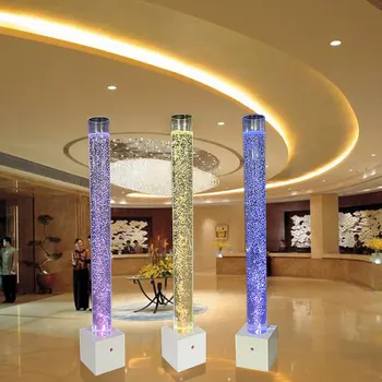 LED acrylic water bubble column party and wedding decoration