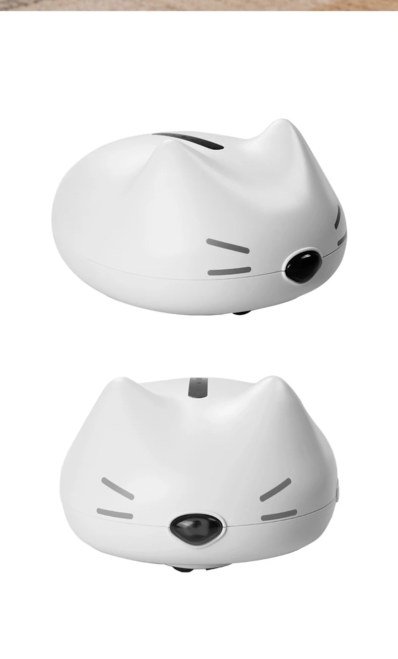 Cute Kitten Shape Cat Toy With Red Light Bird Sound Simulation Attract Cats Attention Relieve Boredom Interactive Pet Products supplier