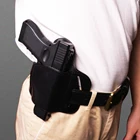Leather Holster Wholesale High Quality Outdoor Hunting Combat Training Leather Holster Pistol