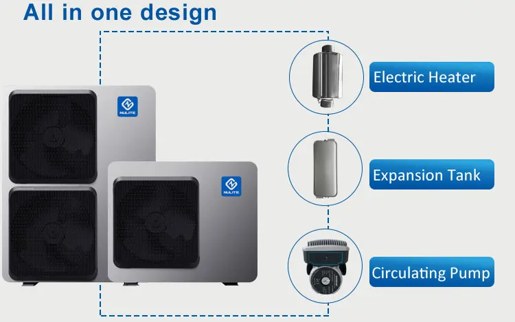 Air to Water Heat Pump, R290, WIFI, 10KW, 16KW - detail 16