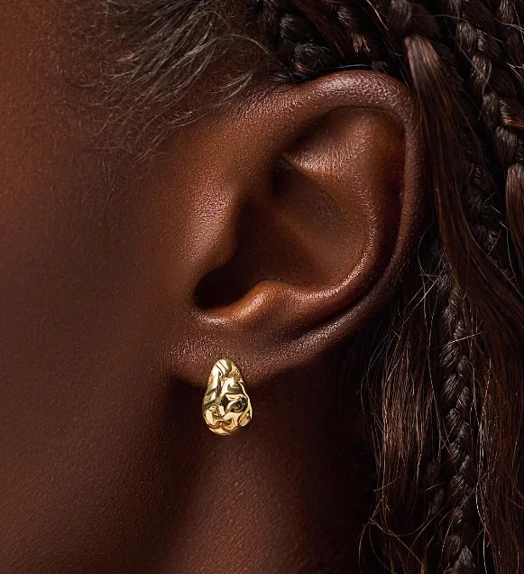 Custom Brand Jewelry Luxury Wholesale Best Selling 925 Silver Hoop Earrings for Women