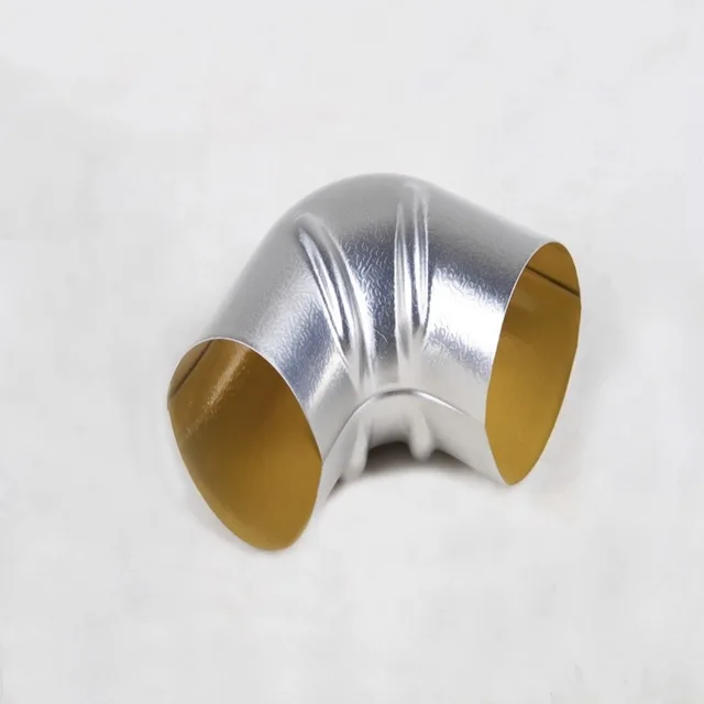 performed 45 degree 90 degree Aluminum elbow tee cap fittings insulation jacketing