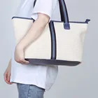 Clutch Bag Straw Material Beige Woven Tote Custom Hand Clutch Bag Wholesale With Logo