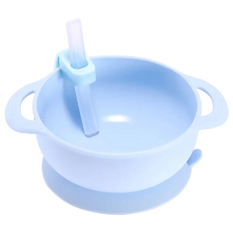 Baby Dinnerware Silicone Suction Bowls Feeding Set Bowl River Plate Set Unicorn Safely Silicone Tableware Baby Bowl With Lid