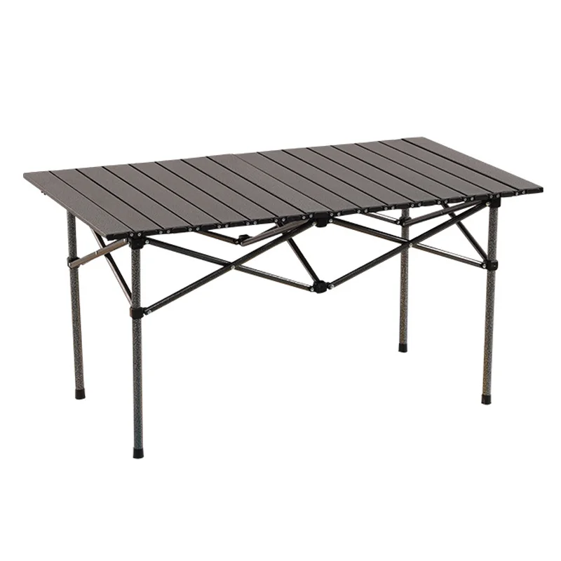 Wholesale portable square aluminum metal picnic terrace camping outdoor table foldable