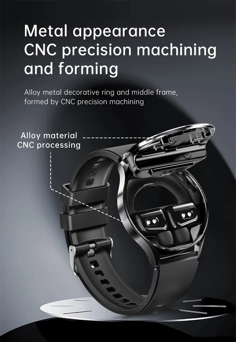 X10 2 in 1 Smart Watch with TWS Earbuds NFC IP67 Waterproof Fitness Tracker 1.39" HD Touchscreen Heart Rate SpO2 Monitor Sport Smartwatch for Men (5).jpg
