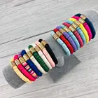 Bracelet Hot Summer Confetti Polymer Clay Beaded Bracelet