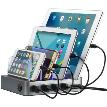 New Public USB Charging Station 4 6 USB Port Charger Multi Tablet Charging Station for Mobile Phone