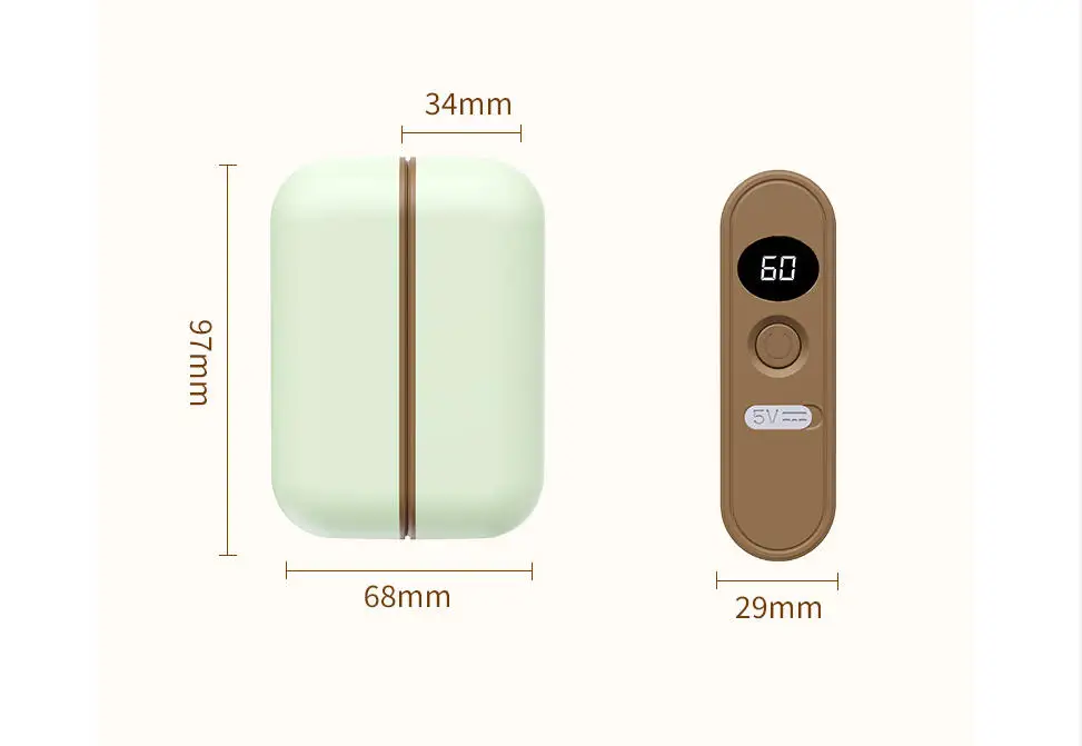 Hand Warmer, 6000mAh, 10W, USB, Portable - detail 18