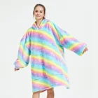 Hoodie Women New Print Sherpa Lined Design Luxury Lightweight Snuggle Oversize Hoodie Blanket For Men And Women
