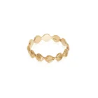 Jewelry Shell Gold Vermeil 925 Sterling Silver Jewelry Handmade Shell Stacking Ring