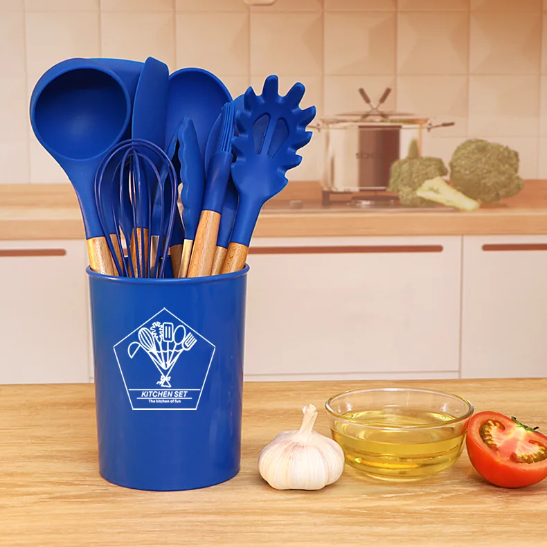 Silicone Non-stick Cooking Utensils Set Kitchen Utensil Set 12pcs