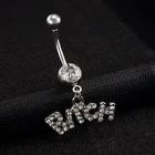 Piercing Rings Navel Belly Button Ring Summer Body Piercing Jewelry Women Sexy Bitch Belly Rings