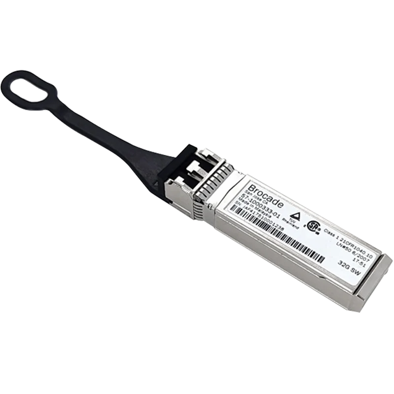 32G Brocade Transceiver FC 850nm 100m Multi Mode Fiber Optic Transceiver For Storage Networks