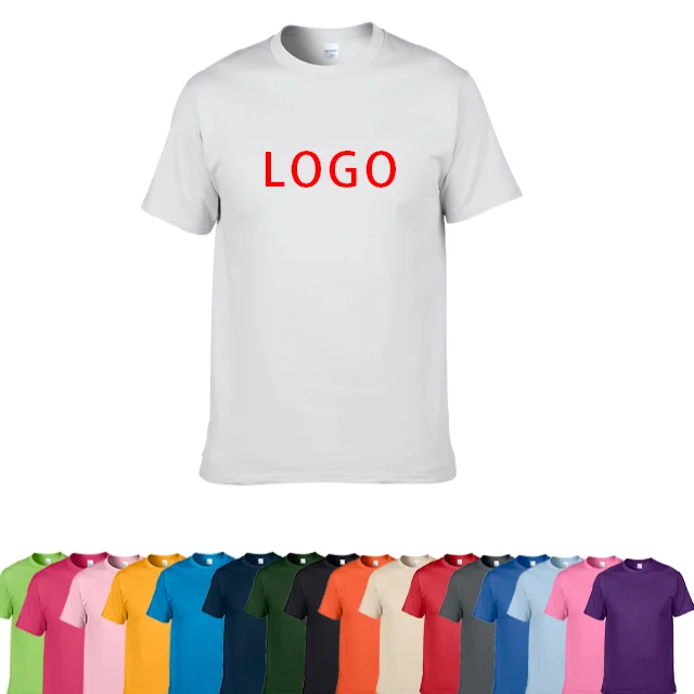 100% cotton plain custom plus size mens shirts wholesale round neck t-shirt cotton