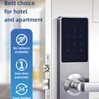Multi Lock Voice Navigation Spain Thin Numeric Multi Point Panel Sweden Auto Door Lock Electric Smart Access Control