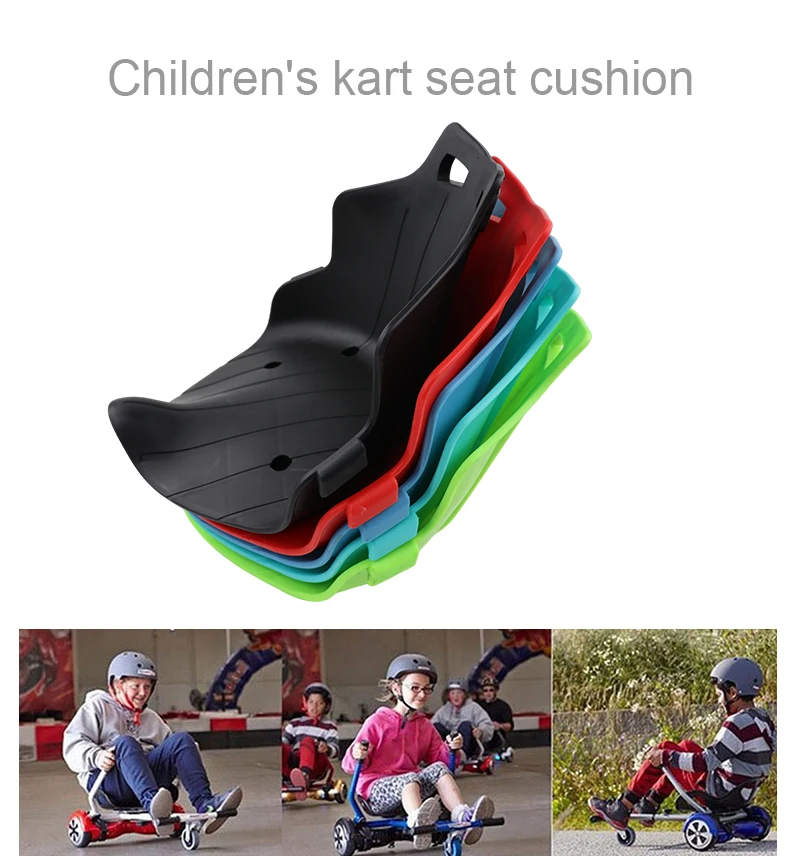 LINGQI Universal Kids Seat Cushion Fit for Children Go Kart Drift Trike  Balance Scooter HoverKart Bracket Seat Cushion