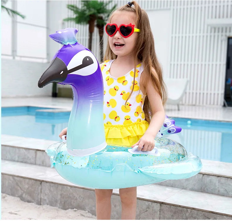 Cartoon Baby Kids Inflatable Float Swimming Swim Ring Pool Water Kids Toy 18a 