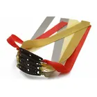 Catapult Hunting Slingshot Rubber Band Slingshot Latex Flat Rubber Bands With Double Color