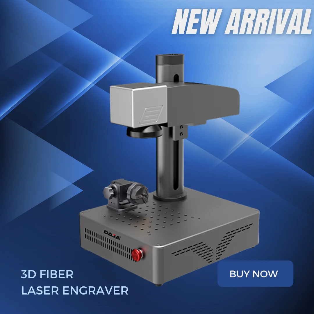 DAJA MR.CAVER Rotary Fixture Attachment for Laser Engravers Marking Machine M1/M4/S4/A1 Rotary Tool for 360 Round Metal Etching